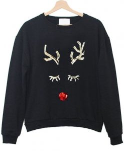 Sequin deer Sweatshirt FD30N