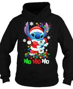 Stitch and Scrump Santa Hoodie FD30N