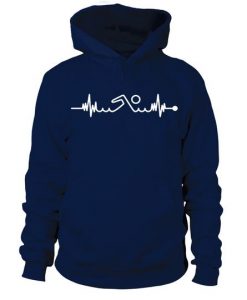 Swimming Pool Heartbeat Hoodie EL01