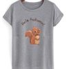 hello autumn t-shirt EL28N