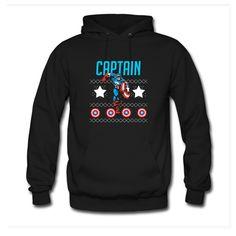 Captain In Christmas Hoodie EL6D