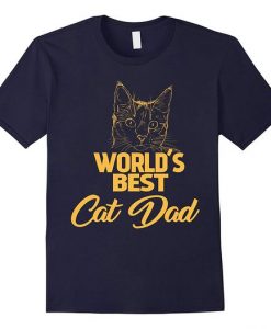 Cat Dad T Shirt SR2D