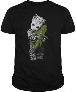 Groot hug marijuana T Shirt SR18D