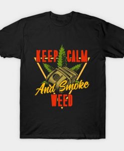 Keep calm Marijuana T Shirt SR18D