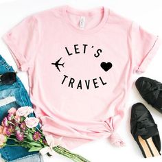 Lets Travel Women Tshirt EL6D