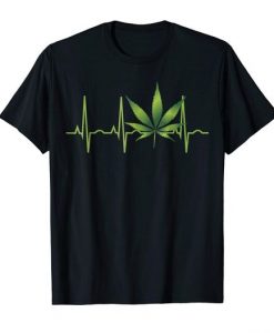 Marijuana Heartbeat T Shirt SR18D