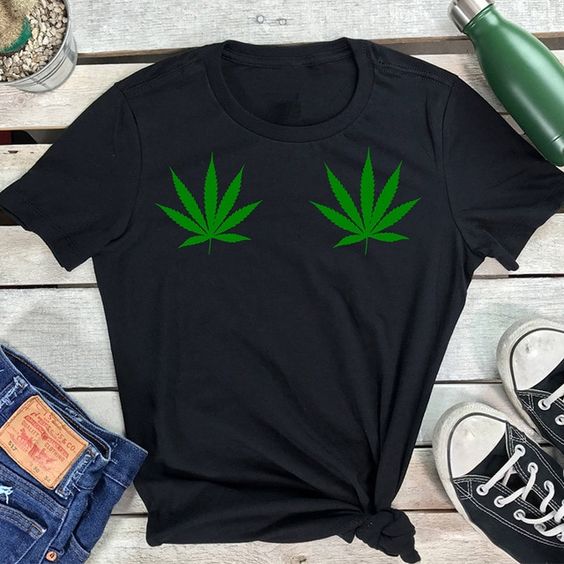 Marijuana Leaf T shirt SR18D