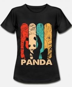 Panda Vintage T Shirt SR7D