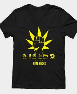 Real Highs Marijuana T Shirt SR18D