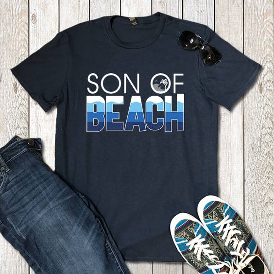 Retro Son of A Beach T Shirt SR7D