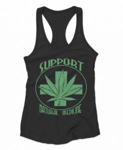 Support Natural Marijuana Tank Top SR18D