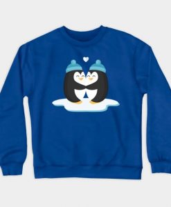 Two Lovers Penguins Sweatshirt SR2D