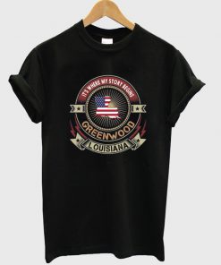 greenwood louisiana tshirt FD3D