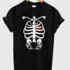 pregnant skeleton t-shirt Fd3D
