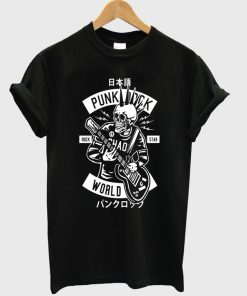 punk rock world t-shirt FD3D