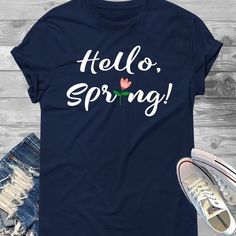 Hello Spring Tshirt EL22J0