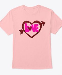 Love Arrow Valentines T-Shirt ND11J0