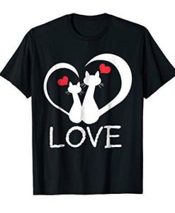 Love Cat Valentine T-Shirt ND11J0