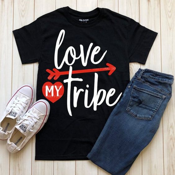 Love My Tribe T Shirt SR11J0
