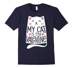 My Cat Is My Valentine Tshirt EL29J0