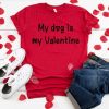 My Dog Is My Valentine T Shirt SR7J0