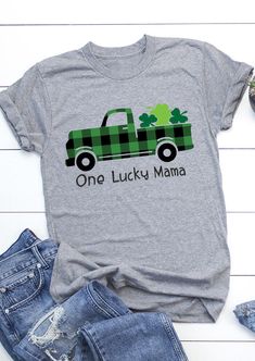 One Lucky Mama Tshirt EL30J0