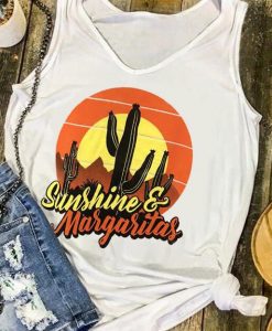 Sunshine Margaritas Cactus Tanktop FD22J0