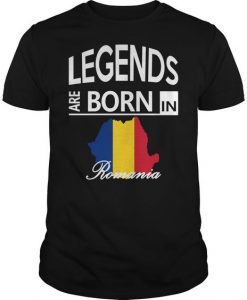 Legends Born Romania T-Shirt ND10F0