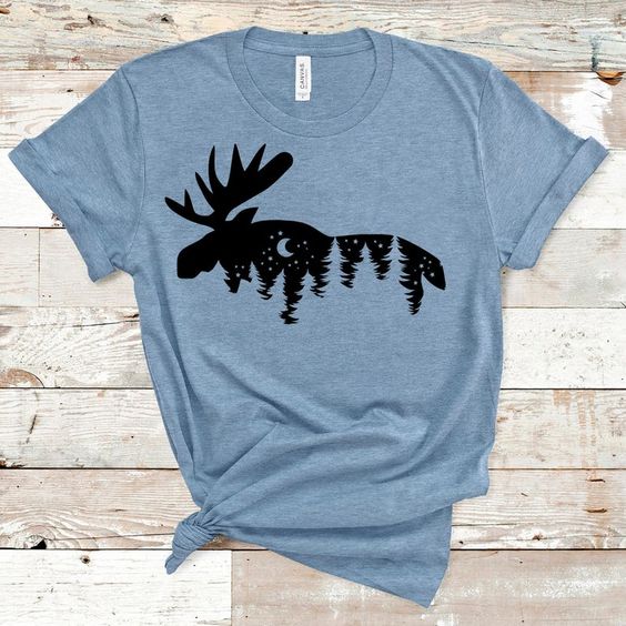 Moose Silhouette Tshirt FD27F0