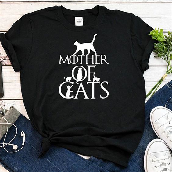 Mother of cat T shirt SR6F0