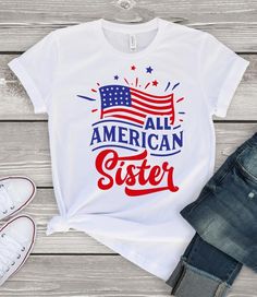 All American Sisters Tshirt LE10M0