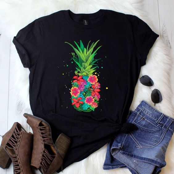 Pinapple flower T Shirt AL16JL0