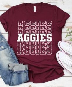 Aggies school mascot T Shirt AL4AG0