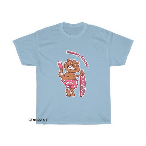 bear beach T-shirt FD12D0