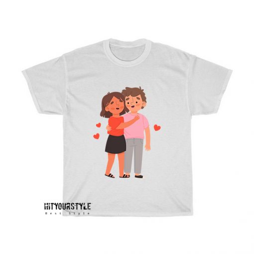 happy-on-valentine's-day-T-Shirt EL21D0
