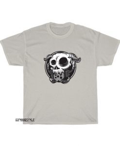 horn mask skull T-shirt FD12D0