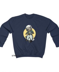 skeleton riding motorbike Sweatshirt FD9D0