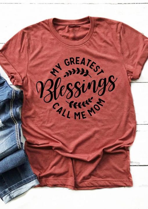 Blessing To Mom T-Shirt SR24F1
