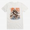 Great Sushi Dragon White T-Shirt AL10F1