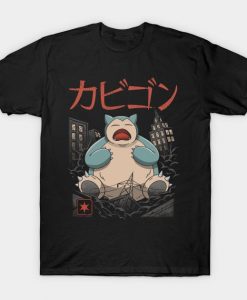 Sleeping Kaiju Snorlax T-Shirt AL10F1