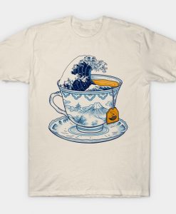 The Great Kanagawa Tea Japan T-Shirt AL26F1