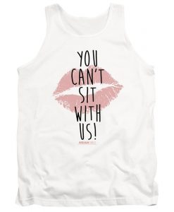 Can't Sit With Us White Tanktop AL12MA1