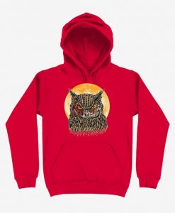 Zombie Blood Owl Hoodie IM22A1