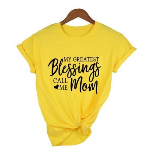 Blessings Mom T-Shirt SR18M1