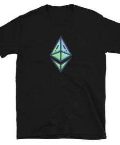 Ethereum Logo Rainbow T-Shirt thd