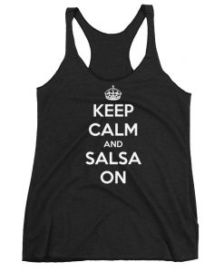Keep Calm and Salsa On Tanktop AL4M1