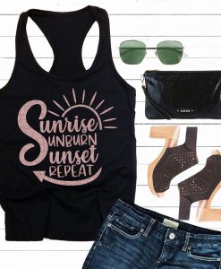 Sunrise Sunburn Sunset Repeat Tanktop AL4M1