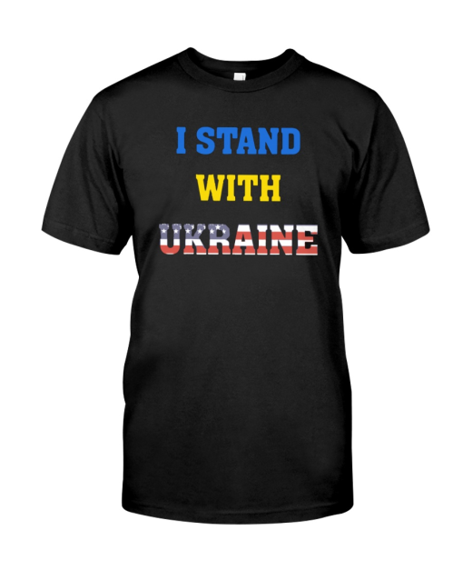 I Stand With Ukraine Usa Support Peace and Save Ukraine