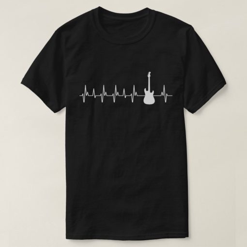 Guitar Heartbeat Guitar Lovers T-Shirt AL30A2