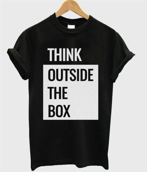 Think Outside The Box Standard Men T-Shirt T-Shirt AL6M2